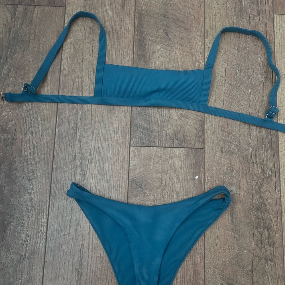 SHEIN Deep Teal Bikini Set